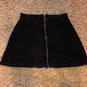 Black mini skirt, size 28